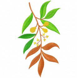 Flowers And Tree Embroidery Design 8 Flowers And Tree Embroidery Design 8
